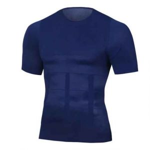 T-Shirt De Compression Amincissant Pour Hommes,Body Shaper,Waist Trainer,Body Zones Me,Gynécomastie,Corset,Perte De Poids,Vêtements En Saillie - Neuf