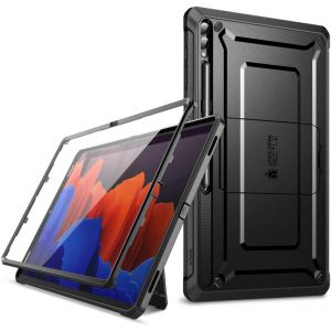 Coque Pour Samsung Galaxy Tab S10 Ultra/Tab S9 Ultra/Tab S8 Ultra Avec Support B&eacute;quille [Protecteur D'ecran Int&eacute;gr&eacute; Et Porte-Stylet] [Ub Pro] Protection Robuste Int&eacute;grale, Noir - Neuf