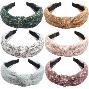 Bandeaux de cheveux pour femme - Large bandeau vintage - Turban pour femme - Bandeau torsad&eacute; - Bandeau &eacute;lastique pour un usage quotidien - Yoga - Sport (bianxingchong6) - Neuf