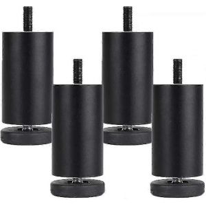 4 pièces pieds de meubles réglables pieds de meubles en alliage d'aluminium,ronds,12cmBon - Neuf