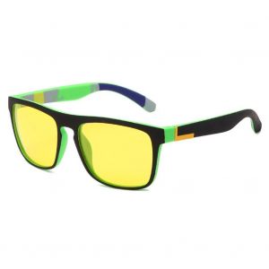Sports Lunettes De Soleil Polaris&eacute;es Hommes Femmes Vision Nocturne Lunettes De Conduite Carr&eacute; Uv400 C2 - Neuf