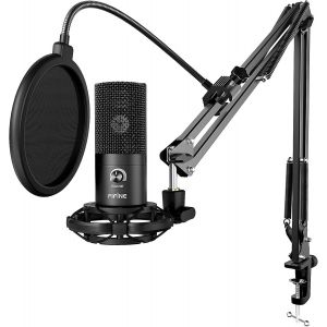 Studio Microphone Usb À Condensateur Pour Ordinateur, Kit De Microphone Avec Bras De C Au Réglable Support De Suspension[X05] - Neuf