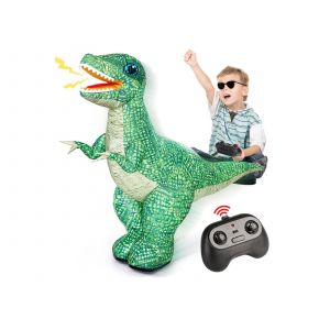 Dinosaure &eacute;lectrique gonflable t&eacute;l&eacute;command&eacute; 2,4 GHz - Neuf