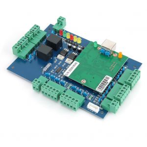 Panneau de controle d'acces reseau TCP/IP, lecteur de carte, controleur Wiegand26/34, 2 portes - Neuf