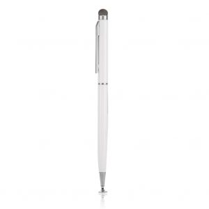 Stylet Tactile Capacitif De Remplacement Universel, Tete En Tissu Pour Ios/Samsung, Blanc - Neuf