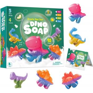 Kit dinausaures jouet fabrication savonenfants-fidget savon dino toys&iquest;3D jouets de bain&iquest;activite manuelle enfant - Neuf