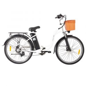 Dyu C6 Vélo Électrique 350w Moteur Vitesse Maximale 25 Km / H 36v 12.5ah 70 Km Max Range - Blanc - Neuf