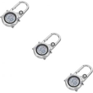 Montre D'alpinisme Hommes Montre De Sport Montre Numérique Montre À Clip Backpacker Montre Mousqueton D'extérieur Montres Gousset De Plein Air Agrafe Blue Pile Bouton - Neuf