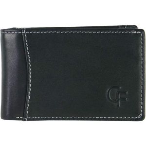 asas-Cf Catterfeld-Petit Portefeuille Pour Homme,Cuir Véritable,Avec Protection Rfid-(Noir Mini) - Neuf