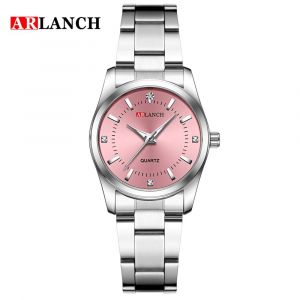 Montre Pour Femme De Luxe 29mm &Agrave; La Mode En Acier Inoxydable Strass Rose Minimaliste Fille Horloge En Plein Air Voyage Femmes Montres-Bracelets 310f - Neuf