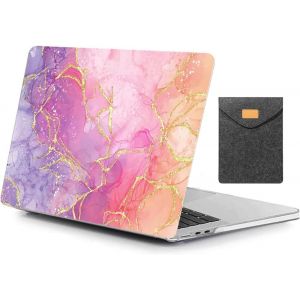 2 En 1 Ultra-Mince Coque Pour Macbook Air 13.6 Pouces M4 M3 M2 2022 2024 2025 Modèle A3240 A3113 A2681, Étui De Rigide Plastique & Housse Sleeve Pour Macbook Air 13 M4, 37 - Neuf