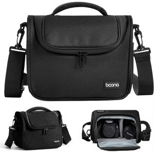 Professional Waterproof Camera Bag for DSLR/Digital Camera-Backpack & Shoulder Strap Compatible with Sony Alpha 7 III,Nikon,Protective Case with Accessory Holder,Black,Simplicity.[J131] - Neuf