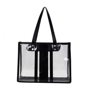 Transparent Sac de Plage pour les Femmes, Fermeture zipp&eacute;e, Imperm&eacute;able &agrave; l'eau Fourre-tout pour les Vacances, les Voyages, Piscine, pique-Nique, de Grande Capacit&eacute; - Neuf