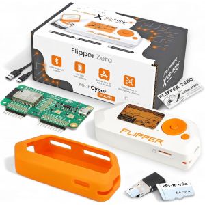 MEVRONISSHOP-Flipper Zero Starter Kit Complet | Flipper Zero | Carte WiFi | Coque en Silicone | Carte m&eacute;moire de 64 Go | Lecteur de Carte USB - Neuf