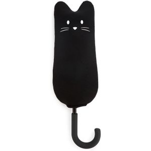 ERSHI-Parapluie Meowmbrella Couleur Noir Un Design avec des Chats Partout Nylon[1645] - Neuf