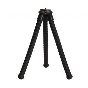 Mini trépied flexible trépied à vis 1/4 pouce trépied portable avec support de téléphone caché support de griffe froide pour téléphone avec appareil photo - Neuf