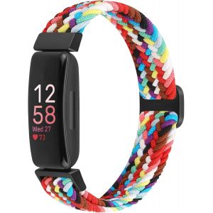 Bracelet Compatible Avec Inspire 3/ Inspire 2/ Inspire/Inspire Hr/Ace 3/Ace 2 Bracelet, Réglable Élastique Nylon Bracelet De Rechange Pour Femme Homme Enfant - Neuf