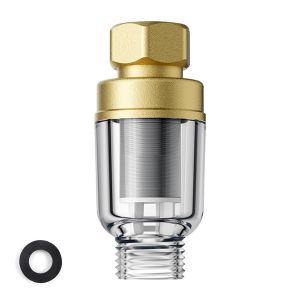 Pommeau Filtrant, L'&eacute;l&eacute;ment Filtrant Filtre Douche Inoxydable n'a Besoin Remplac&eacute;, Laiton Filtre Anti Calcaire est Antioxydation, Filtre Rouille et Poussi&egrave;re Fine (72 &times; 30,7 &times; 21,9 mm) - Neuf