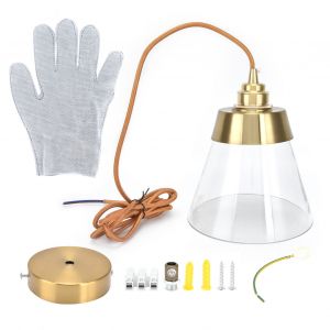 Hjlian Suspension E27, Facile A Installer, Durable, Style Vintage, Ideale Pour La Cuisine, La Salle A Manger, La Chambre A Coucher Ou Le Salon - Neuf
