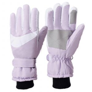 Gants D'hiver Femme - Thermique Doublure En Molleton Compl&egrave;te De Doigt De L'&eacute;cran Tactile Gants De Coton Pour Les Enfants, La Randonn&eacute;e, La Conduite, Le Ski - Neuf