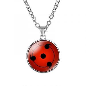 Nouveau Anime Sasuke Sharingan Collier Pour Hommes Cha&icirc;ne Bijoux Accessoires Uchiha Itachi Cosplay Pendentif Enfants Jouets Cartoon Gar&ccedil;ons Cadeau - Neuf