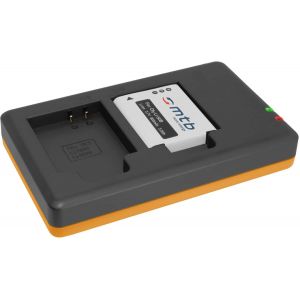 Batterie + Double Chargeur (USB) pour Li-50b / Olympus SH-..SP-..SZ-..TG-..VG-..VR-..XZ-..mju-..µ-.. / Pentax/Ricoh WG-... - v. liste - Cable Micro-USB Inclus - Neuf