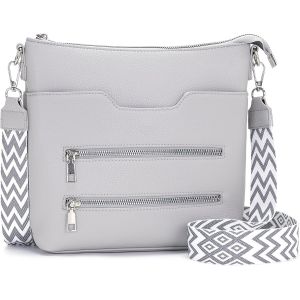 TZF-sac a main femme bandouliere Beige sac femme bandouli&egrave;re cuir v&eacute;g&eacute;tal avec sangle large r&eacute;glable et amovible - Neuf