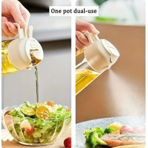 Bouteille Et Vaporisateur D'huile 2 En 1 - Neuf