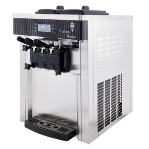 Machine &agrave; Cr&egrave;me Glac&eacute;e - DUOKU - YKF-8218T - 2200 W - 20 &agrave; 28 L/heure - 6 L x 2 capacit&eacute; - Neuf