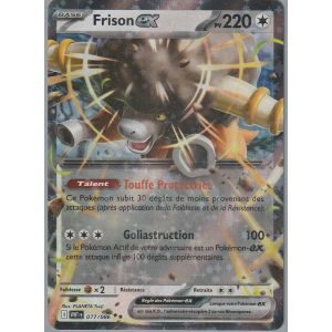 Carte Pok&eacute;mon - Frison Ex - 077/086 - Ultra-Rare - Ev10,5 Flamme Blanche - Neuf