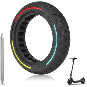 8 1/2 X 2 Full Tire For Electric Scooter, 8.5 Inch Scooter Tyre For Xiaomi M365 /M365 Pro/Pro 2/1s/Essential,50/75-6.1 Anti-Skid Puncture Free Replacement Wheel 1pcs - Neuf