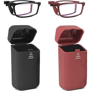 Lunettes De Lecture Pliables Ultra Légères Bloquant La Lumière Bleue Avec Étui À Lunettes Facile À Transporter - Neuf