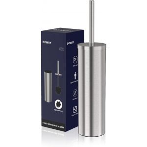 Chenquansarl-De Cuvette De Toilette Autonome En Acier Inoxydable Avec Long Manche Pour L'organisation De Rangement De Salle De Bain, Nettoyage En Profondeur Robuste, Nickel Ss304-3 - Neuf