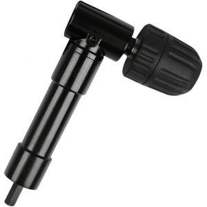 Mandrin à Angle Droit 90° Auto-Serrant,Mandrin Coude de Perceuse à Dégagement Rapide Embout Visseuse Renvoi d'angle Adaptateur de Foret de Mandrin Renvoi d'angle Droit pour Perceuse - Neuf