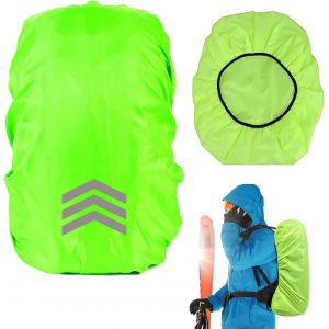ERYI-Housse Sac A Dos Impermeable,Housse De Sac À Dos Anti Pluie(18-30L) Housse Imperméable Pour Sac À Dos Avec Bandes Réfléchissantes Pour Camping Randonnée Voyage Cyclisme - Neuf