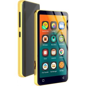CHECARZHN--NO1-Lecteur Mp3 Avec Bluetooth Et Wi-Fi, Écran Tactile Complet De 10.2 Cm, Lecteur Mp4 Mp3 Avec Spotify, Son Hifi Portable, Lecteur Audio Numérique Avec Haut-Parleur¿Or-Noir - Neuf