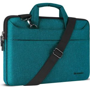 RFCBC-17 Pouces Imperméable Housse de Protection Ordinateur Portable avec Port de Chargeur USB Externe Sacoche Bandoulière pour 17-17.3"" Notebook/Lenovo/HP/Dell/ASUS,Turquoise - Neuf