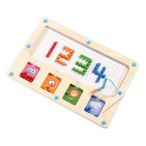 Stylo Magn&eacute;tique Pour Enfants, Planche &Agrave; Dessin, Jouet, Perles De Conduite, Cadeaux De Maternelle, Jouet D'&eacute;ducation Pr&eacute;coce Pour Tout-Petits - Neuf