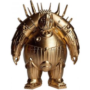 Souvenir du film Le Cinquième Élément - Statuette Mondoshawan, gardiens des quatre pierres élémentaires, figurine en résine décorative pour la maison, le bureau, la bibliothèque, le bureau, dorée 9 x - Neuf