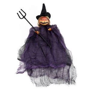 Halloween squelette poup&eacute;e ornements fant&ocirc;me hant&eacute; pendentifs violet - Neuf