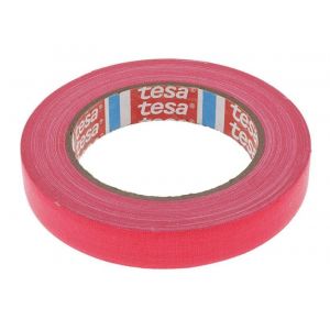 Ruban Adhésif Toile Gaffer-Tissu Enduit En Pe Coloré,Épais,Intérieur Et Extérieur,Très Adhésif-Pour Arts Et Spectacles,Signalisation-19 Mm X 25 M (Rose Fluo) - Neuf