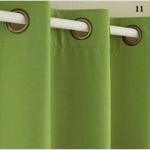 Rideaux Occultants - Lot De 4 - Vert Anis - 140x260 Cm - 100% Polyester - Haute Qualit&eacute; - Neuf