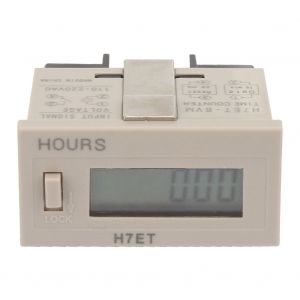Compteur totalisateur electrique numerique AC 110-220 V H7Et BVM avec ecran LCD a 6 chiffres (0,00 seconde) - Neuf