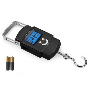 Balance À Poisson Numérique Compacte 50 Kg - Crochet De Mesure Précis, Portable Et Multifonction Avec Écran Lcd Et Fonctions Intelligentes - Neuf