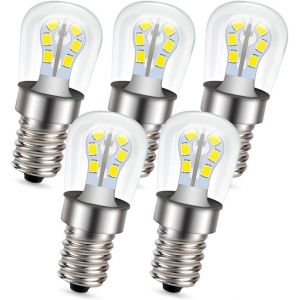 Sjzg-5 Pcs E14 Ac/Dc 24v Led Light Bulb T22c 2w 1200 Lumen Petite Ampoule Edison À Vis Ses Led 6000k Blanche Pour Camping-Car, Bateau, Lampe Solaire - Neuf