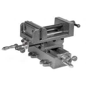 Combinaison &eacute;tau de per&ccedil;age et table crois&eacute;e largeur des mors 100 mm ouverture des mors 102 mm course X / Y 120 / 120 mm MW-Tech BAVALR100 - Neuf