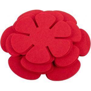 Kalanka-Lot De 12 Protections En Feutre Pour Casseroles De 20,3 Cm, 25,4 Cm, 3 Tailles Différentes, Protection Empilable Pour Poêles (Rouge) - Neuf
