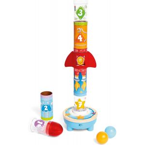 JGD-Rocket Ball Air Stacker - Lanceur de balles &agrave; air comprim&eacute; pour Les Tout-Petits avec Ventilateur - 24 Mois et Plus - Neuf
