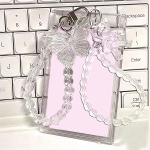 KAL-Photocard Holder, Acrylique Photocard Avec Porte-Cl&eacute;s Porte Cartes Kpop Photo Manche D'Identit&eacute; Titulaires Keychain Id Card Holder Porte-Photos Kpop Pour Les Cartes D'Identit&eacute; Et Les Cartes De Bu - Neuf