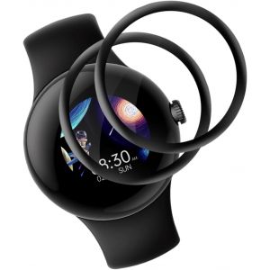 CAUC-2 Pi&egrave;ces Verre Tremp&eacute; pour Google Pixel Watch 3/2/1 41mm Ecran Verre, Anti-salissures Sans Bulles protection &eacute;cran, Haute Sensibilit&eacute; Vitre Protection Compatible avec Google Pixel Watch 41mm - Neuf